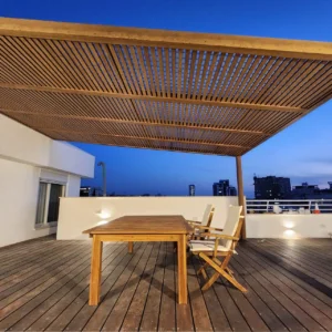 פרגולות אלומיניום קבועות